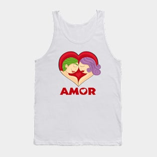 Couple of lovers. Love. Tank Top